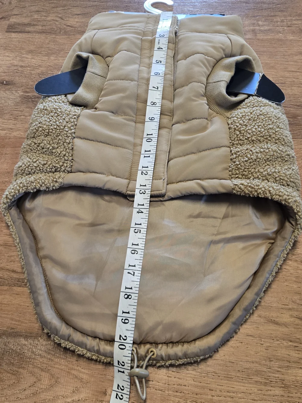 New! 18in Canada Pooch Tan Cool Factor Puffer Jacket Dog Puppy